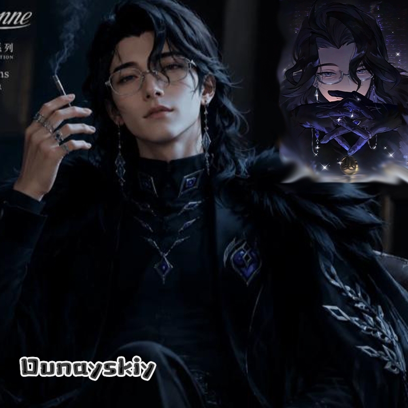 Men Accessories Pack - Genshin Impact Pantalone Regrator Kostum Cosplay