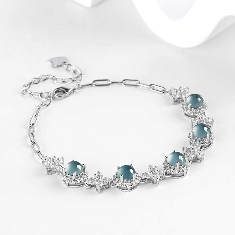 Men'S Accessories - Gelang Giok Biru Myanmar Batu Giok