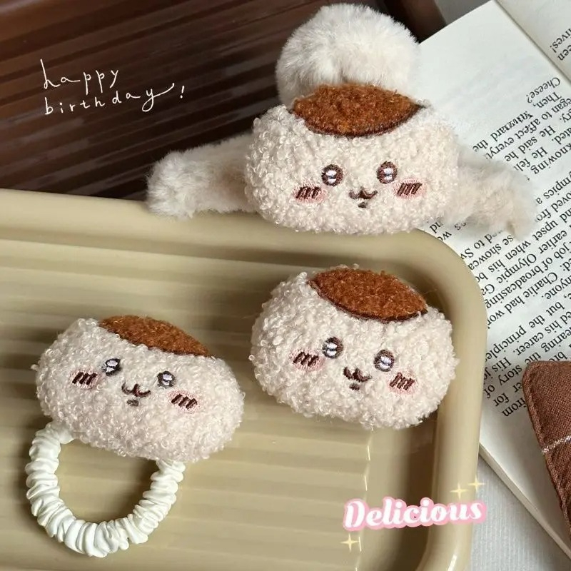 Tie Clip Set - 1/2Pcs Aksesoris Rambut Boneka Kawaii Kurimanju,