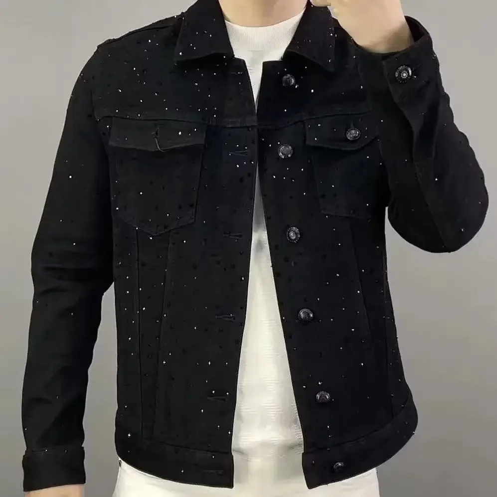Men'S Accessories For Jeans - Jaket Jeans pendek untuk pria, jaket