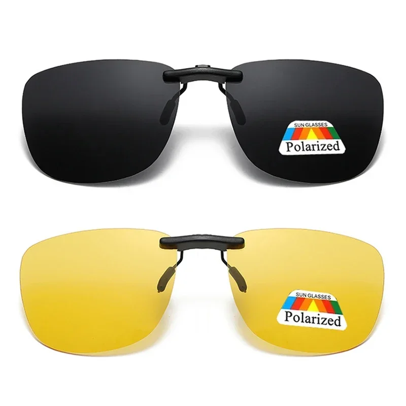 Sunglasses Polarized Men - Kacamata Klip Persegi Baru untuk Wanita
