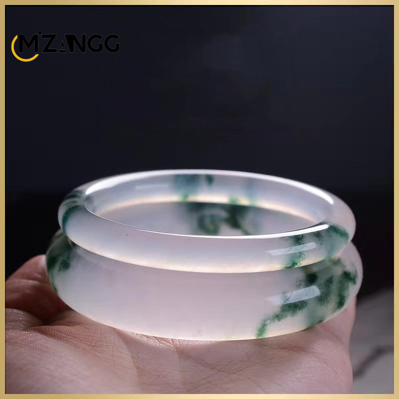 Men Accessories For Hand - Gelang giok hijau alami, gelang giok,