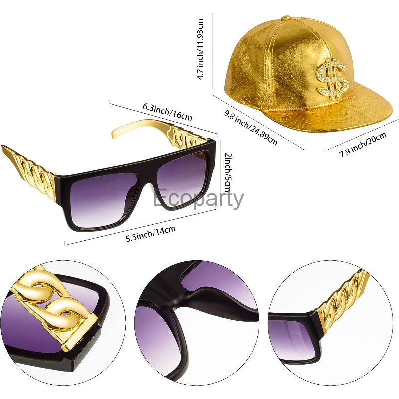 80s 90s Set Aksesori kostum Hi - Men Accessories Ring And Bracelet ulasan dan harga