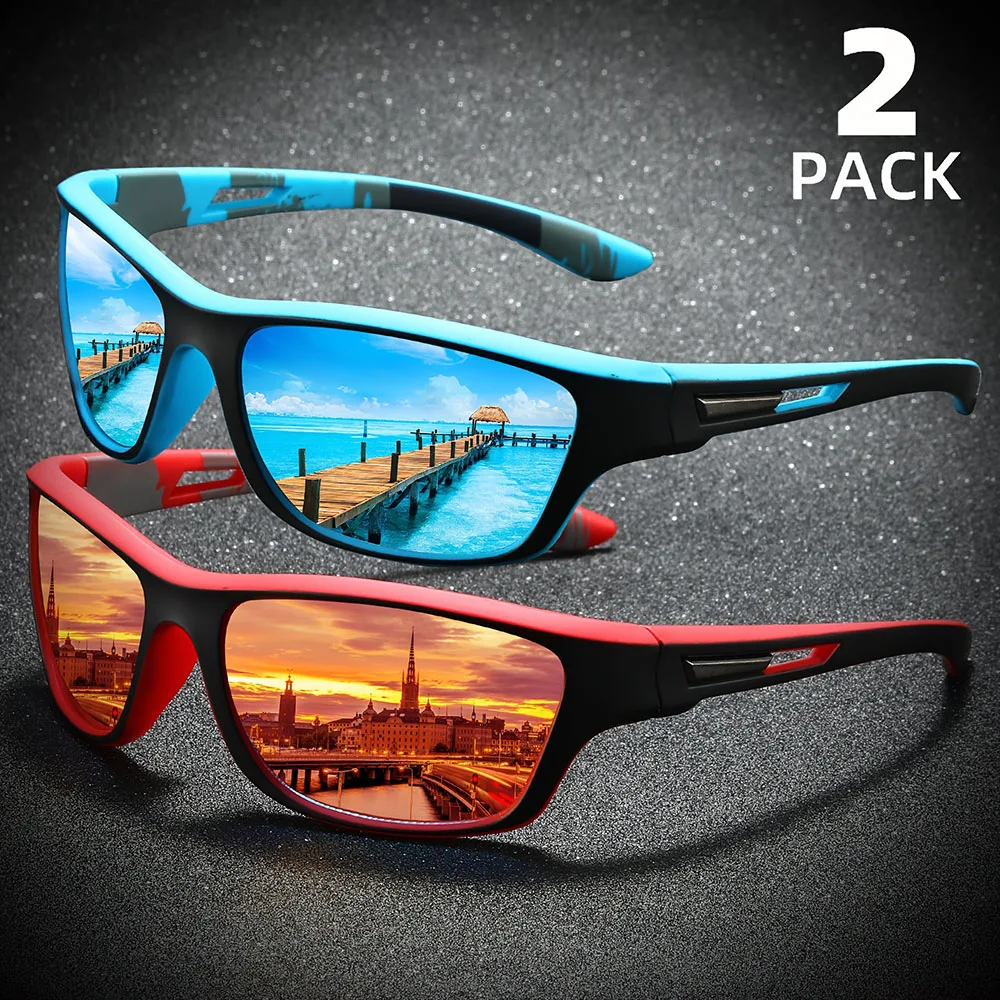 2 buah kacamata hitam terpolar - Sunglasses Polarized Men ulasan dan harga