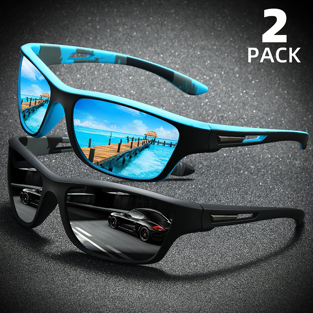 2 buah kacamata hitam terpolar - Sunglasses Polarized Men ulasan dan harga