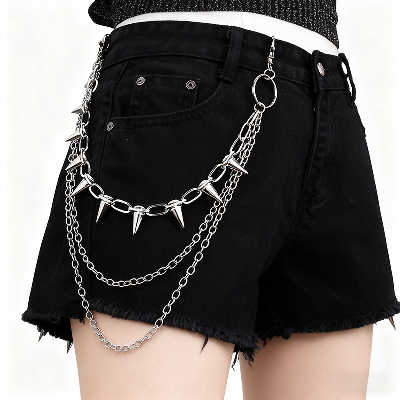 Rantai Pinggang Unisex Hip Hop - Men'S Accessories For Jeans ulasan dan harga
