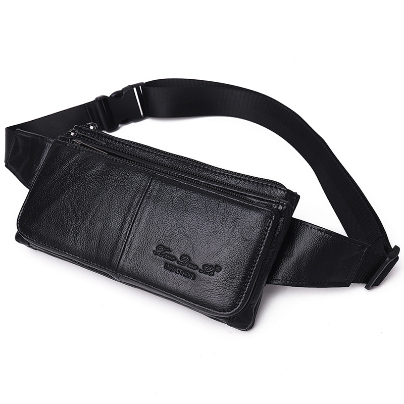 Tas Pinggang Pria Kulit Asli,  - Men Accessories Pack ulasan dan harga