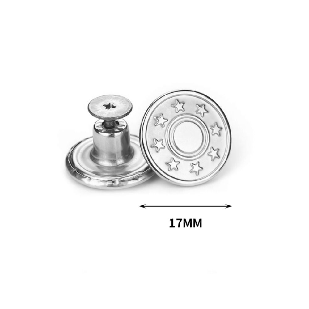 10 buah/pak 17mm bebas kuku pe - Men'S Accessories For Jeans ulasan dan harga