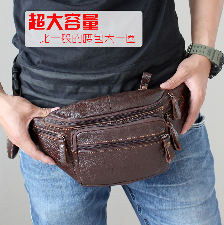 Tas pinggang pria kulit sapi a - Men Accessories Pack ulasan dan harga