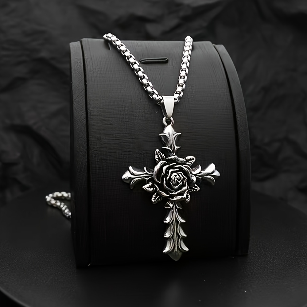 1 Buah Kalung Liontin Salib Pr - Men Accessories Ring And Bracelet ulasan dan harga