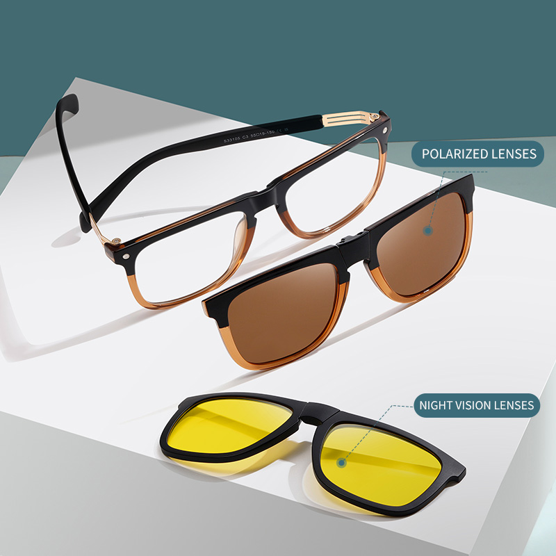 Kacamata Matahari Clip On Kaca - Sunglasses Polarized Men ulasan dan harga