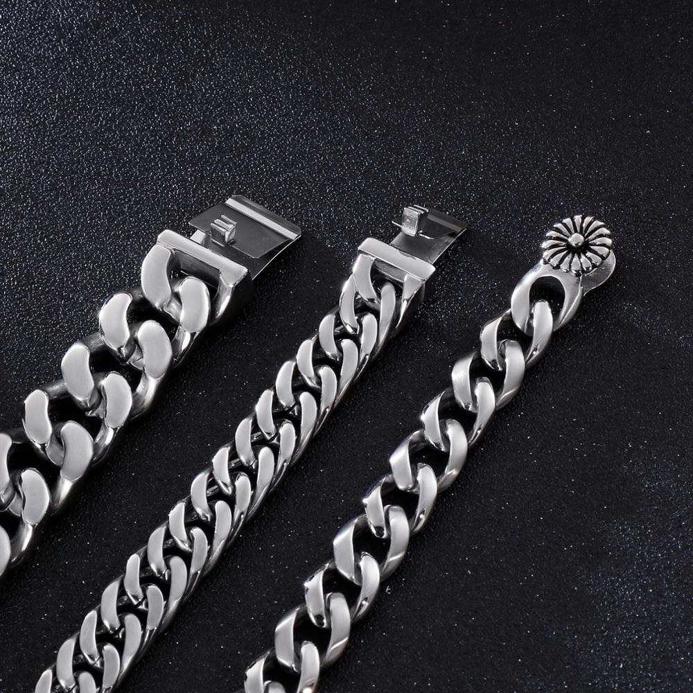 KALEN Gelang Rantai Stainless  - Men Accessories Ring And Bracelet ulasan dan harga