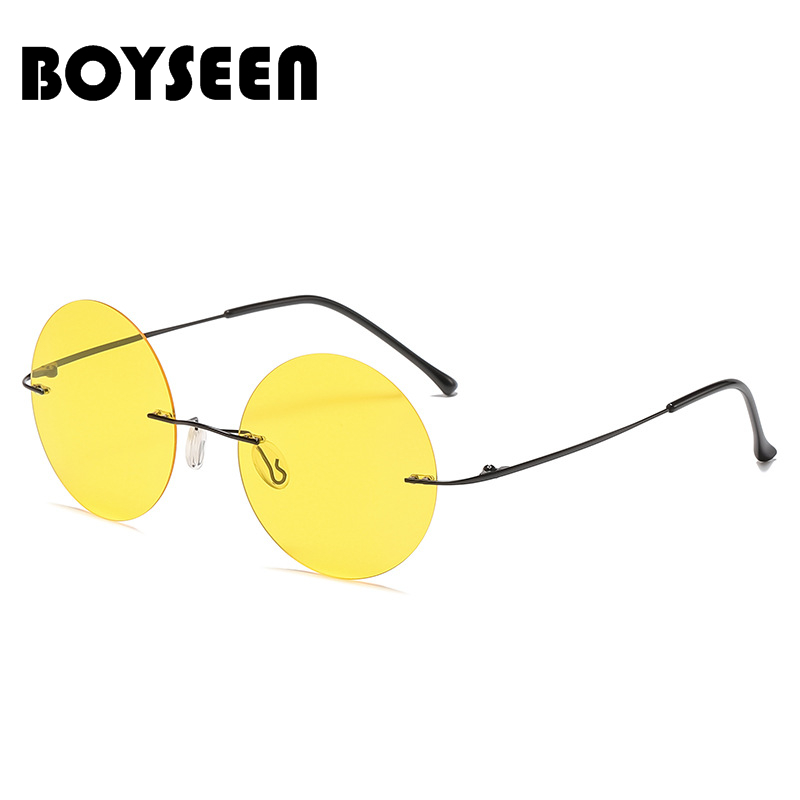 BOYSEEN Kacamata hitam tanpa b - Sunglasses Polarized Men ulasan dan harga