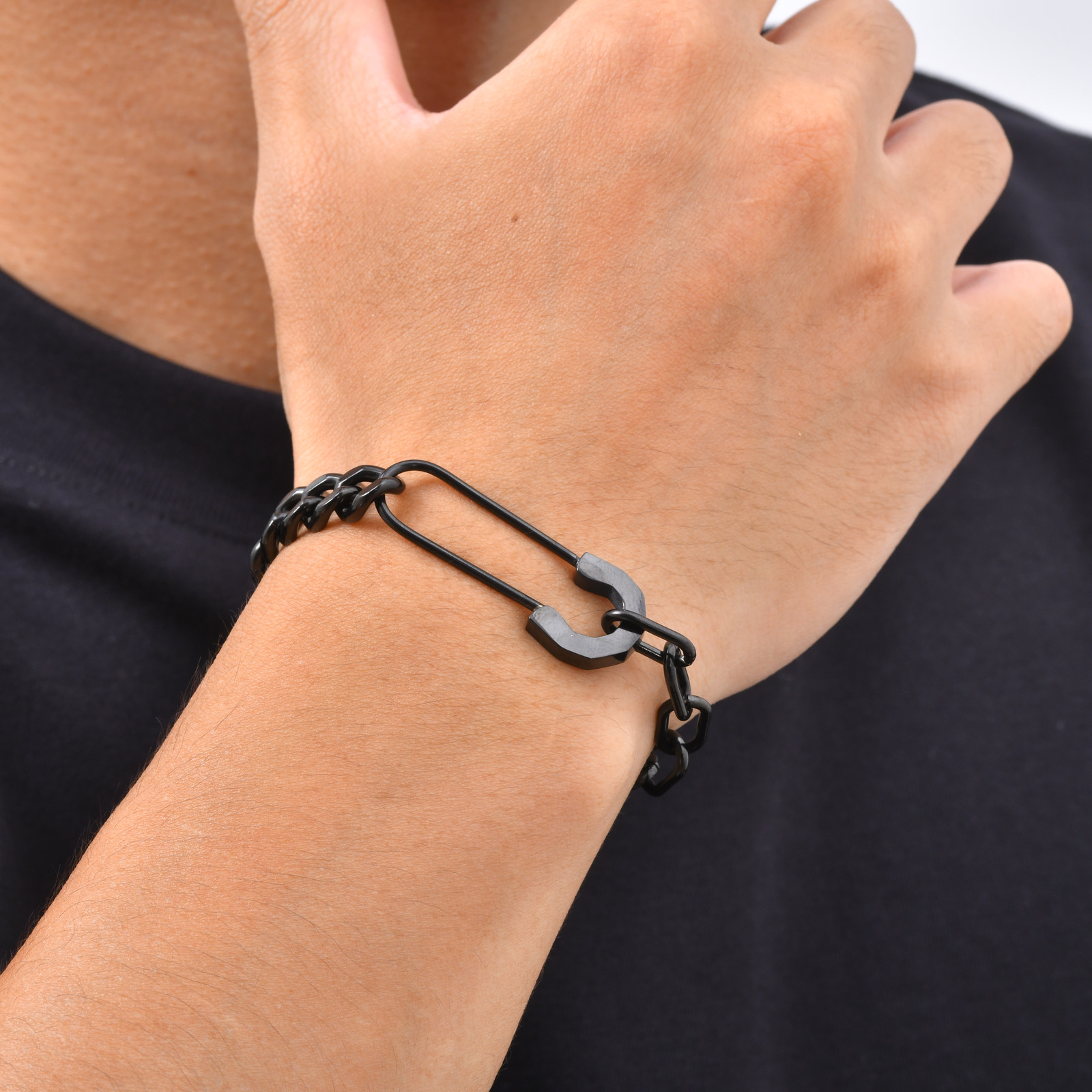 Gelang Rantai Cuban Link Vnox  - Men Accessories Ring And Bracelet ulasan dan harga