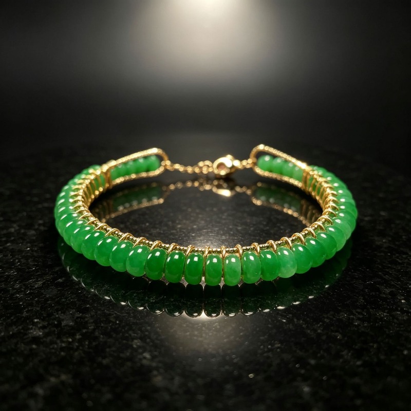 Gelang Manik-Manik Batu Giok B - Men'S Accessories ulasan dan harga