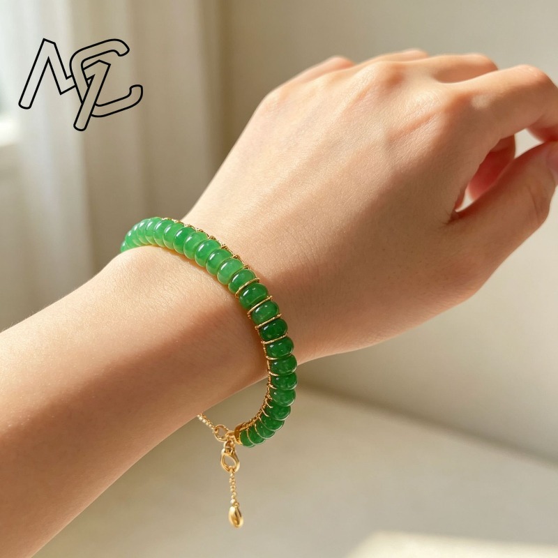 Gelang Manik-Manik Batu Giok B - Men'S Accessories ulasan dan harga