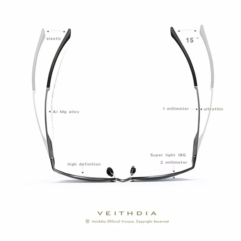 VEITHDIA Kacamata Hitam Terpol - Sunglasses Polarized Men ulasan dan harga