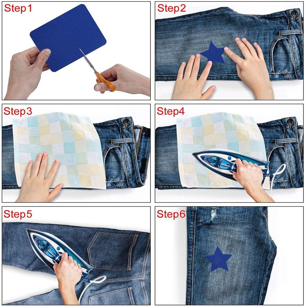Jeans besi pada tambalan celan - Men'S Accessories For Jeans ulasan dan harga
