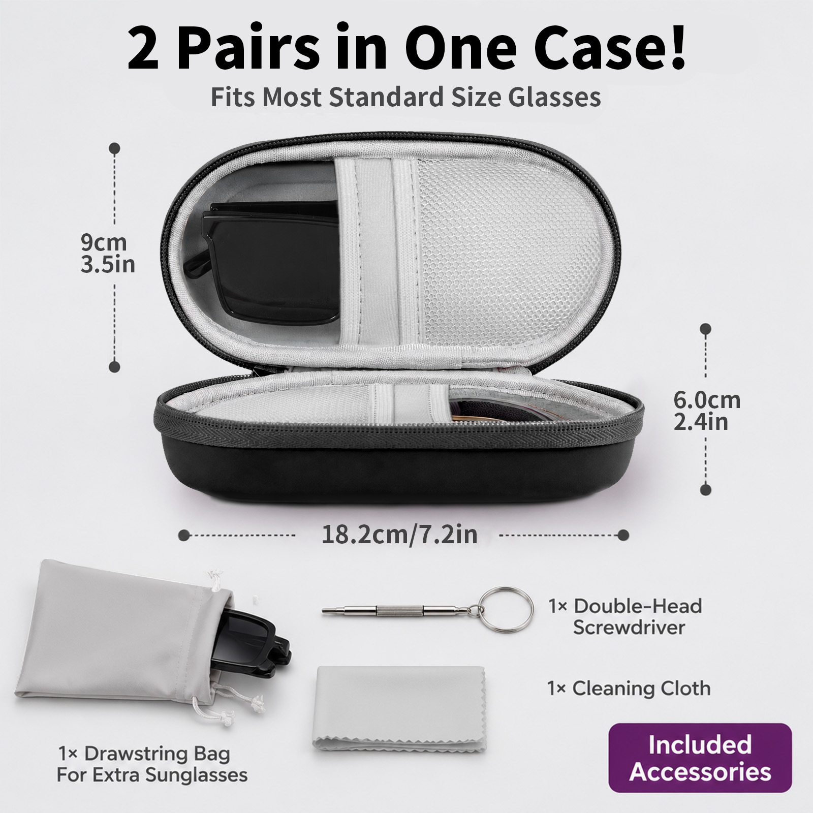 Kotak Kacamata Ganda Berbahan  - Men'S Accessories Rack ulasan dan harga