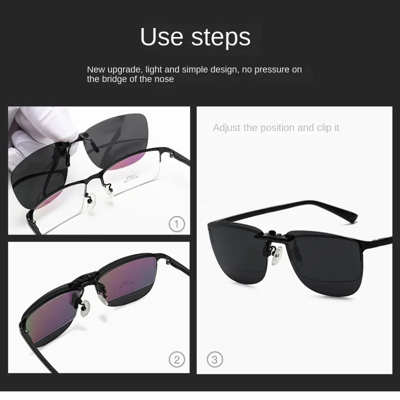 Kacamata Klip Persegi Baru unt - Sunglasses Polarized Men ulasan dan harga