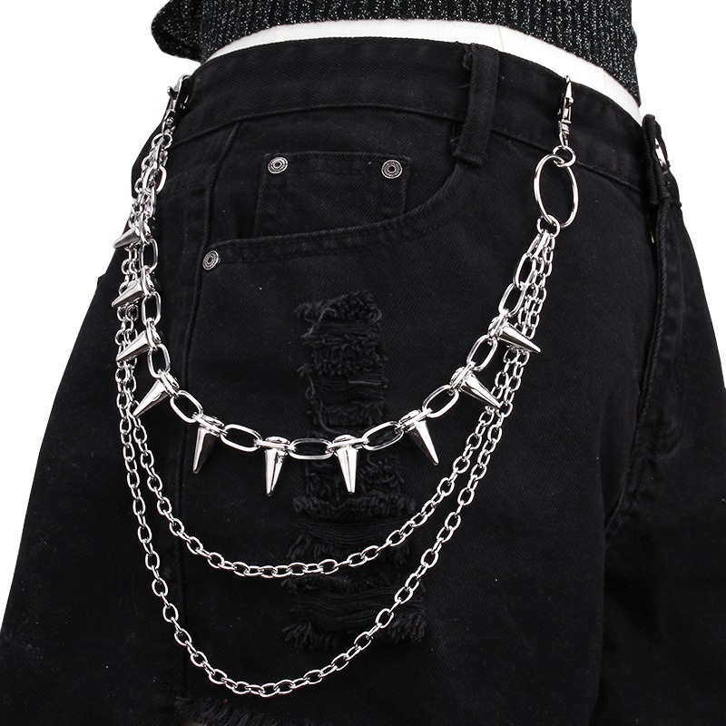 Rantai Pinggang Celana Hip Hop - Men'S Accessories For Jeans ulasan dan harga
