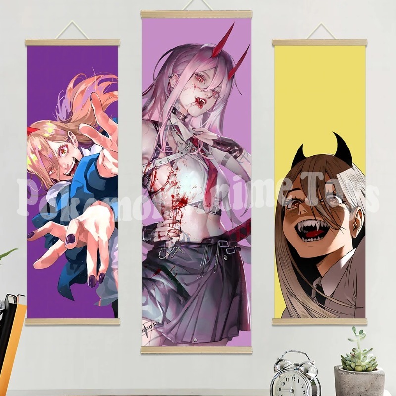 Poster Anime pria Chainsaw luk - Men'S Accessories Rack ulasan dan harga
