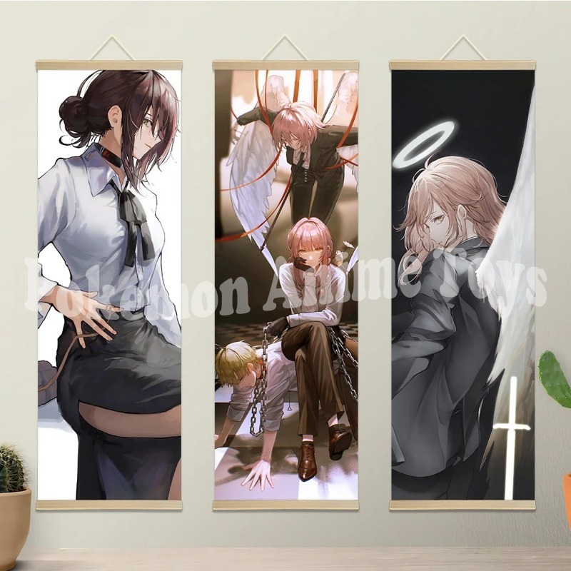Poster Anime pria Chainsaw luk - Men'S Accessories Rack ulasan dan harga