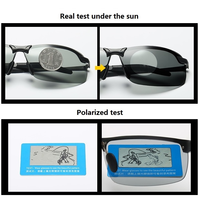 Kacamata Hitam Fotochromic Kla - Sunglasses Polarized Men ulasan dan harga