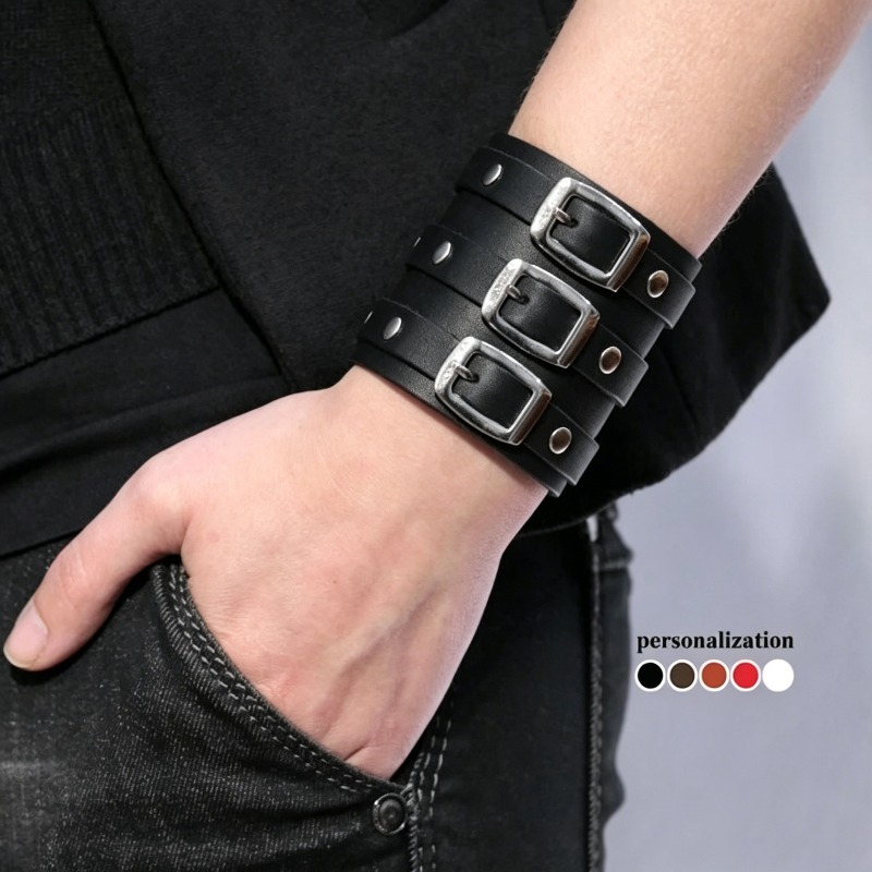 Gelang Kulit untuk Pria, Manse - Men Accessories Ring And Bracelet ulasan dan harga