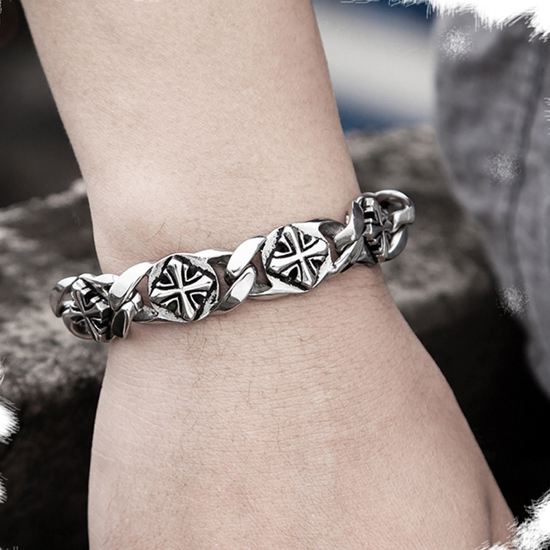 Tren Retro Celtic Pola Silang  - Men Accessories Ring And Bracelet ulasan dan harga