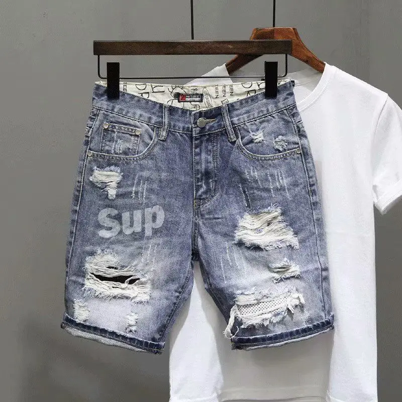 Celana Jeans pendek pria sobek - Men'S Accessories For Jeans ulasan dan harga