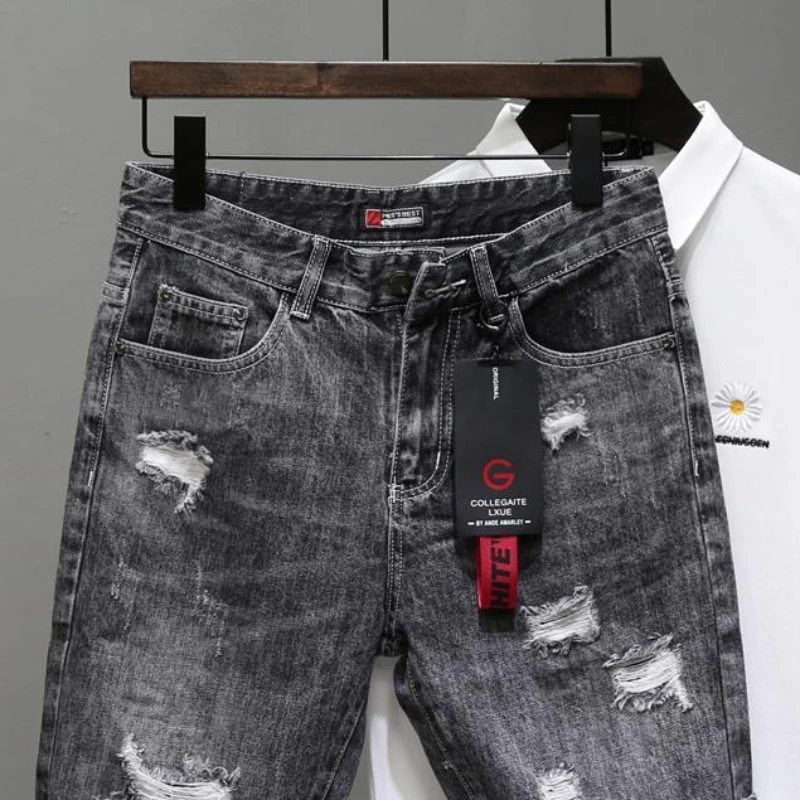 Celana Jeans pendek pria sobek - Men'S Accessories For Jeans ulasan dan harga